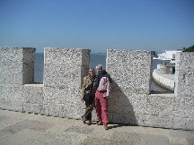 Janet and Wendell at the Torre de Belem