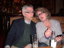 Wendell and Astrid at the Pavilhao Chines Bar