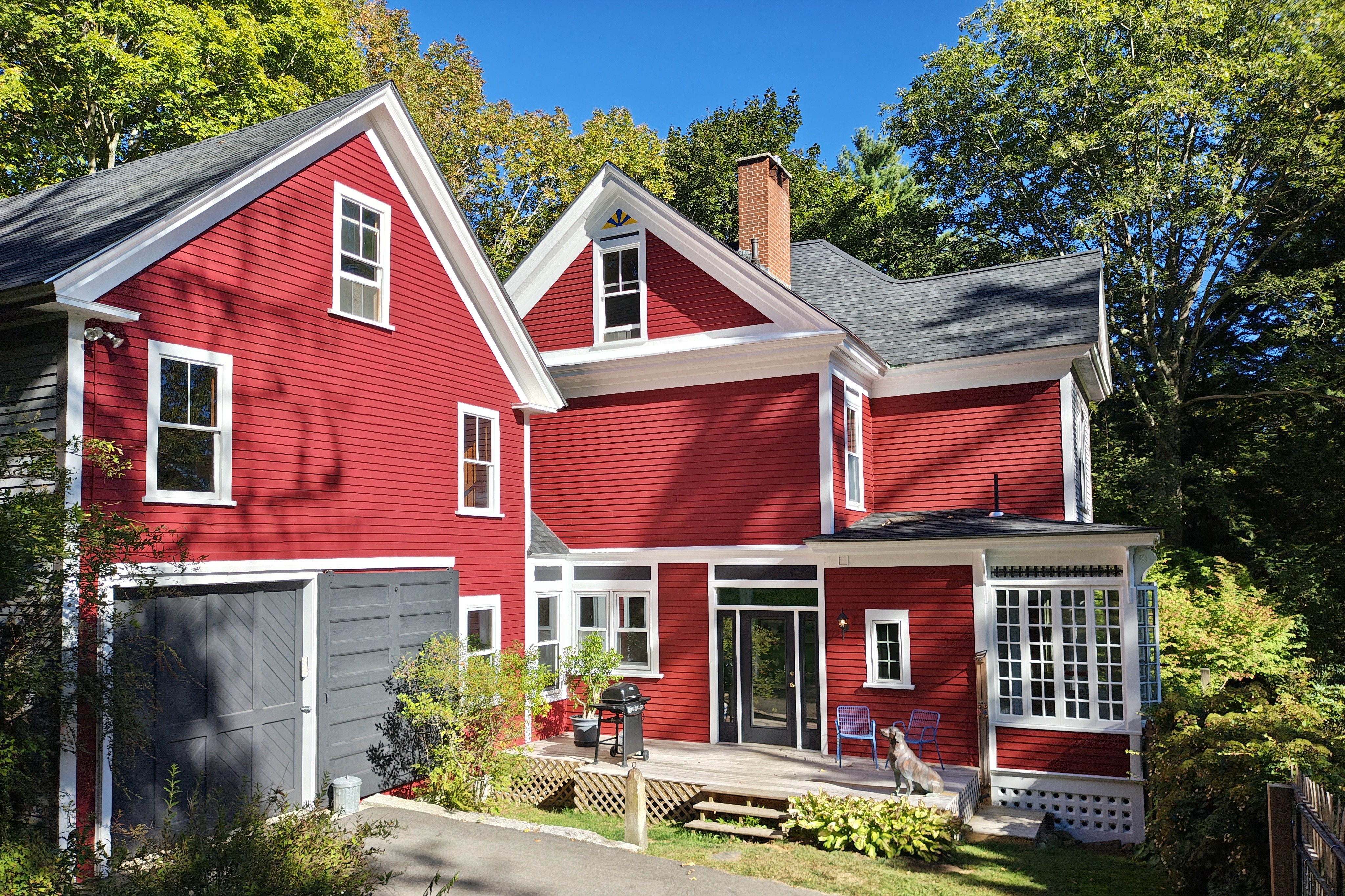 La Casa Rossa, Winthrop, Maine, 19 settembre, 2025